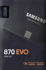 NEW Samsung SSD 870 EVO 250GB MZ-77E250B/AM