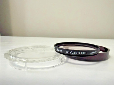 Vintage Hoya HMC 52mm Skylight (1B) Lens Filter Multi-Coated Japan & Case Box