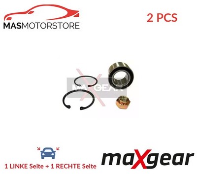 RADLAGERSATZ RADLAGER SATZ PAAR VORNE MAXGEAR 33-0419 2PCS A NEU OE QUALITÄT