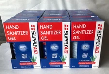 9 - Supply Aid Sanitizer Hand gel 8 fl.oz. Alcohol + Moisturizer Contains Aloe