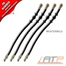 4x BREMSSCHLAUCH VORNE + HINTEN FÜR AUDI A3 SEAT LEON SKODA OCTAVIA VW GOLF