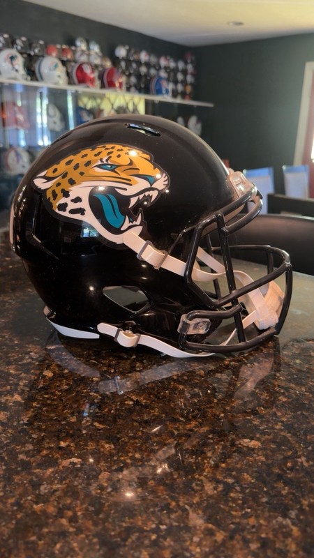 Jacksonville Jaguars Riddell Speed Full Size Replica Football Helmet