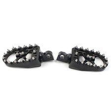 For Harley Dyna Sportster 883 Bobber Black Wide Fat Foot Pegs MX Style Footpegs