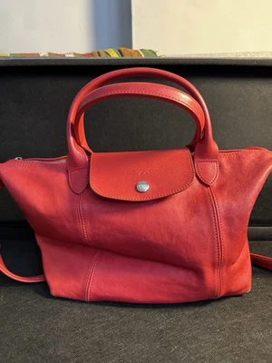 Longchamp Le Pliage Cuir Small Leather Handbag