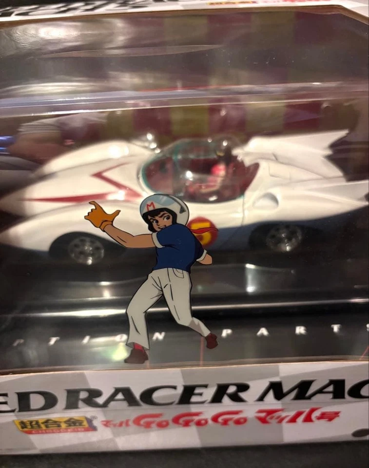 Figura de acción superaleación Speed Racer Mach GoGoGo Bandai anime coche de carreras JAPÓN Foto 4 de 4