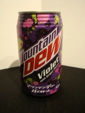 Mountain Dew Violet 12oz Full Can Unopened Limited Edition - New