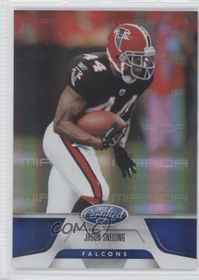 2011 Certified Mirror Blue 54/100 Jason Snelling #5 0a1