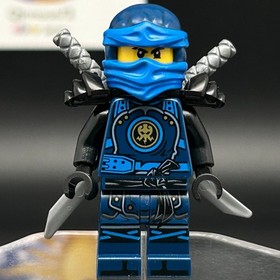 LEGO BRAND Jay njo282 NINJAGO MINIFIGURE with Katana swords 70626 2017
