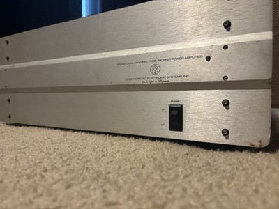 Counterpoint SA-220 Tube/MOSFET Dual Channel Power Amplifier Silver