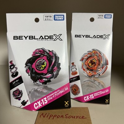 Takara Tomy Beyblade X CX-13 CX-15 Set Bahamut Blitz Ragnarage Japan New