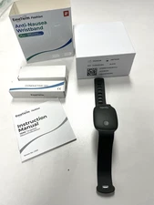 EmeTerm Explore FDA-Cleared Anti-Nausea Wristband Sickness Vomit Relief (Black)