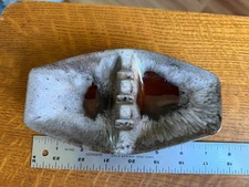 Vintage MCM Drip Glaze Ceramic Ashtray Evangeline Canada 934