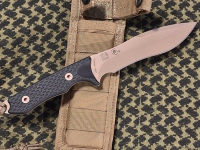 Spartan Blades Ronin Shinto Black Canvas Micarta S45VN Knife
