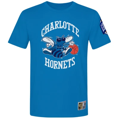 Charlotte Hornets NBA T-Shirt Herren Mitchell & Ness Origins Oberteil - Neu