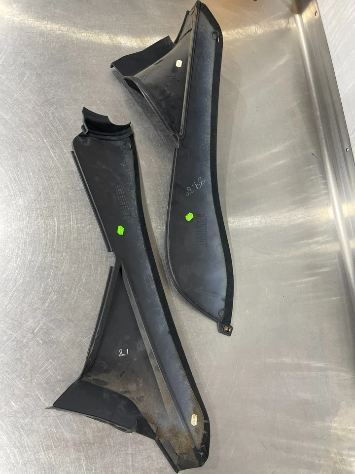 2004 Pontiac GTO Black Suede Dash Console Side Trim Panels PAIR - Image 4 of 4