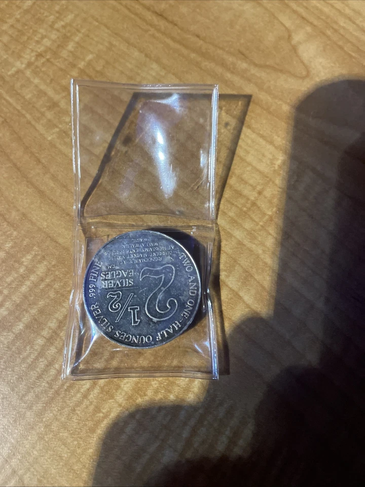 Two and One-half Ounces Silver Eagles walla walla  - Image 2 of 4