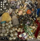 Vintage & Modern Some Signed Costume Jewelry Lot Full Small Priority Box # 55