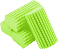 Efficient Green Cleaning Sponge Set for Kitchen, Windows & Mirrors -