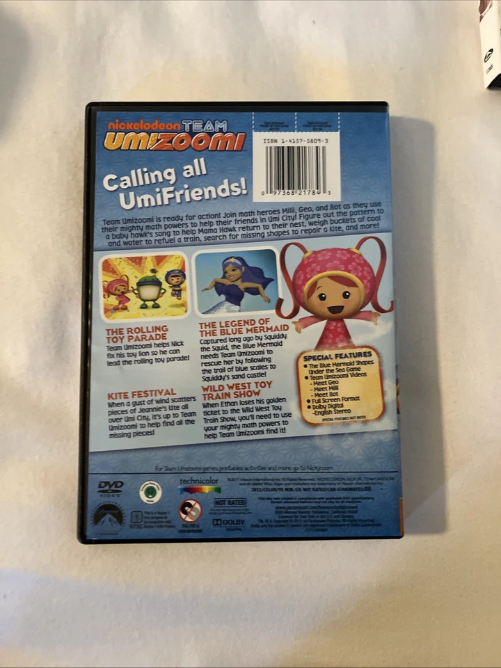 Team Umizoomi DVD Full Frame nickelodeon - Image 2 of 3
