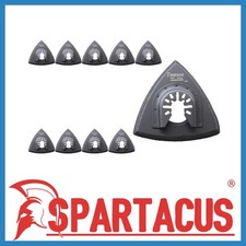 10x Spartacus Multi Tool Hook & Loop Delta Pad 80mm Wood Paint Various Brands