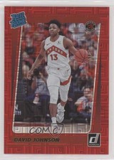 2021-22 Panini Donruss Rated Rookie Choice Red 67/99 David Johnson #243 0s9t