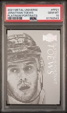 2021-22 Skybox Metal Universe Jonathan Toews #PP-21 Platinum Portraits PSA 10