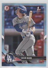 2018 Bowman Draft Sky Blue 92/499 Devin Mann #BD-15 ms9