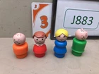 Vintage Fisher Price Little People Family Lot of 4 Figures