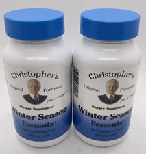 2 pack Dr. Christopher's Winter Season Formula 100 caps x2 *SEALED* Exp 11/2026