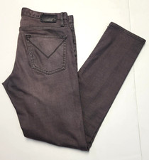 JOHN VARVATOS Star USA Skinny Fit Jeans Men's 32x32 Dark Gray Denim Button Fly