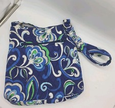 Vera Bradley Quilted Hipster Crossbody Bag Mediterranean Blue Retired