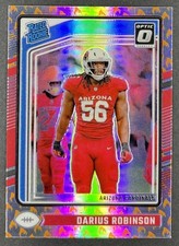 2024 Donruss Optic Rated Rookie - Darius Robinson #225 Fire Emoji Prizm