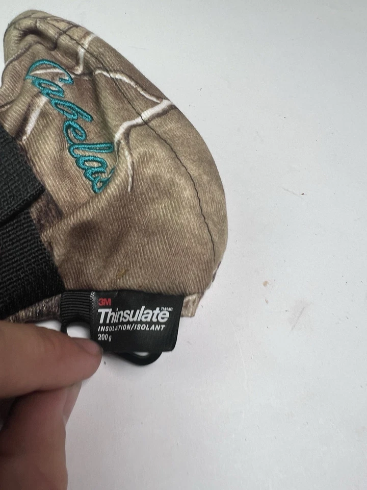 Cabela's Outfit Her Gore-Tex Outdoor Brown Camo Winter Gloves Size Regular 200g - Image 4 of 4