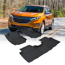 Floor Mats Tpe Rubber For 2018-2022 Chevy Equinox 2018-2023 Gmc Terrain Denali
