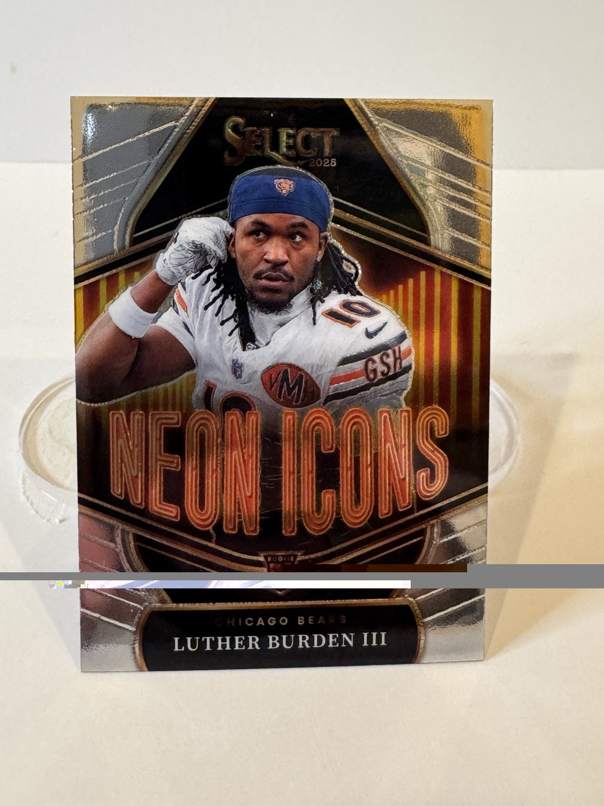 2025 Select LUTHER BURDEN III Neon Icons Insert RC #2 - Bears