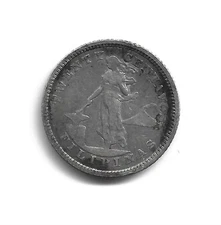 World Coins - Philippines 20 Centavos 1905 Silver  Coin KM# 166
