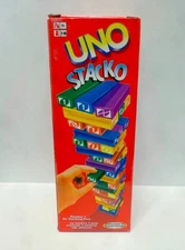 Stacko UNO Card Board Games & Family Entertainment Poker Party Toys Playing Card