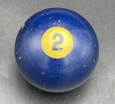Vintage Bakelite 2 1/4" Billiard Ball Pool Ball Replacement Ball 2 Blue