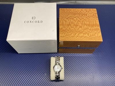 Concord La Scala 14.G4.1843.S Diamond Steel 26 mm Quartz Women`s Watch READ!!!