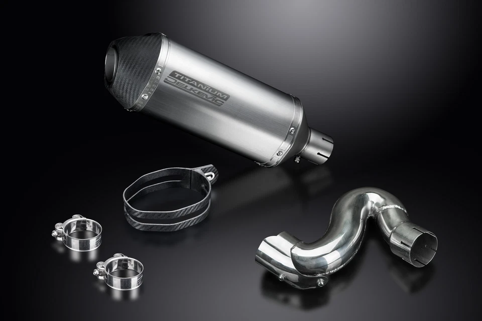 Aprilia Tuono V4 1100RR 2015-2016 Slip On 10" X-Oval Titanio Escape Silenciador Ki Foto 3 de 4