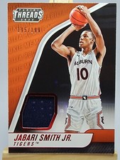 Jabari Smith Jr 2022 Chronicles Threads Rookie MEM Red TH-JSM /199 Auburn Tigers