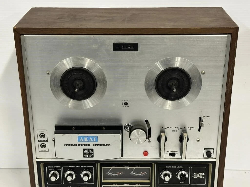 Aページ VTG Akai 1730D-SS 4 Channel Stereo Reel-To-Reel Tape Deck Player