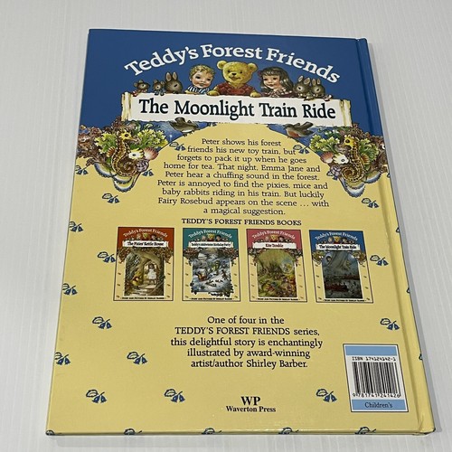 2 SHIRLEY BARBER TEDDY'S FOREST FRIENDS BOOKS Moonlight Train & Kite Trouble - Picture 9 of 15