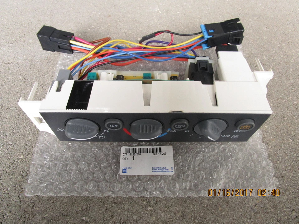 95-95 GMC SIERRA SUBURBAN K1500 K2500 K3500 CLIMATIZADOR CALENTADOR OEM NUEVO Foto 3 de 4