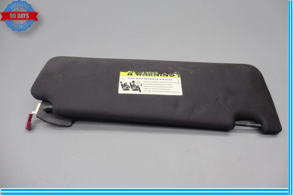 09-15 BMW 740i 750Li xDrive Parasol delantero izquierdo lado del conductor Parasol negro OEM Foto 2 de 4