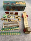 Vintage Wooden Pull Along Zoo Truck Toy w/Animals w/Original Box — photo 1