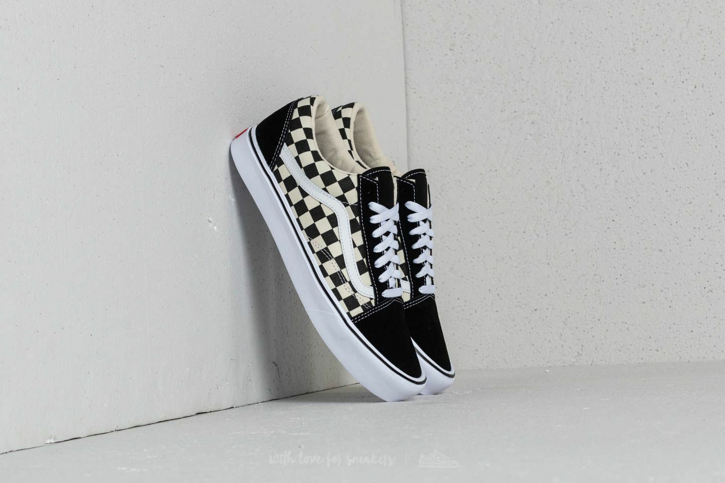 vans old skool lite checkerboard
