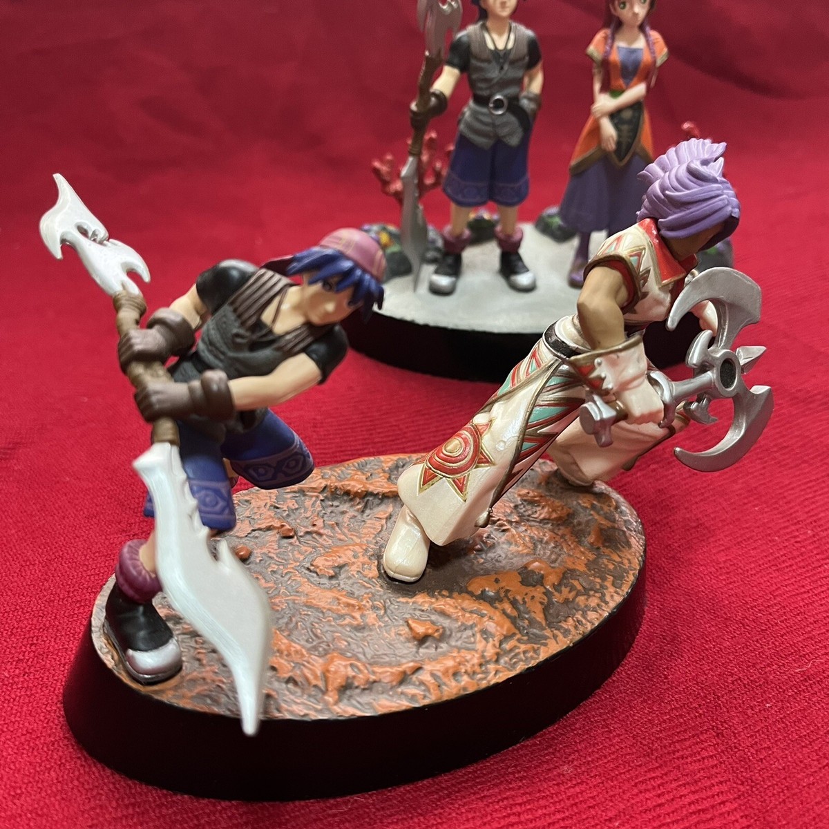 CHRONO CROSS Diorama Figures Serge Leena Kid Yamaneko Karsh