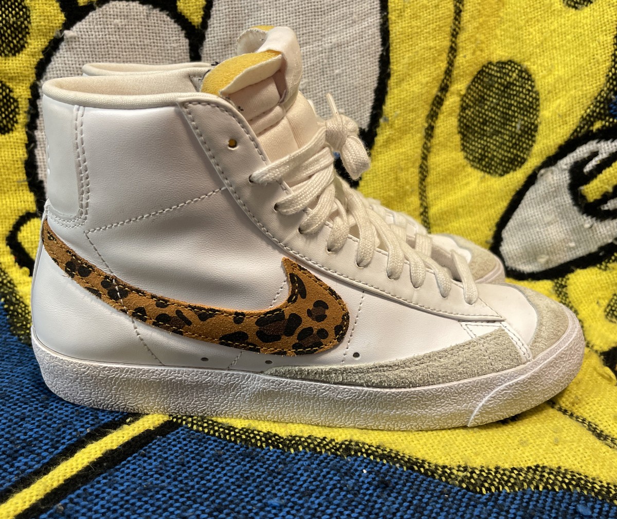 Nike Blazer Mid '77 SE Leopard Print Women's Size 8.5 Men's Nike Blazer Mid '77 SE Leopard Print Women's Size 8.5 Men's