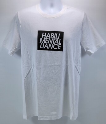 DA) Rare New York City Habiliment Alliance Urban Streetwear Box Logo  T-Shirt